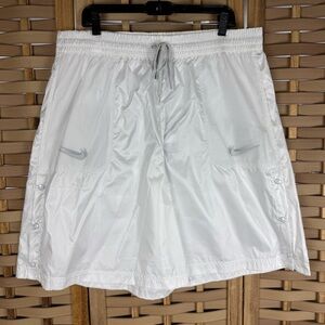 Nike Women's Light Gray Athletic Shorts